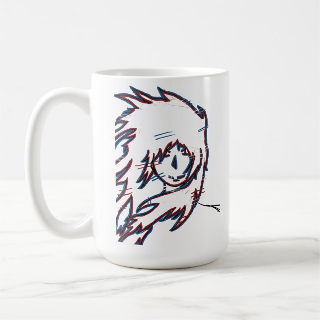 Oeuvre de Katie #5 - Mug blanc (Gauche)