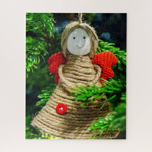 Oeuvre de Noël de puzzle (Vertical)