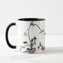 oeuvre florale tasse de fleurs japonaise