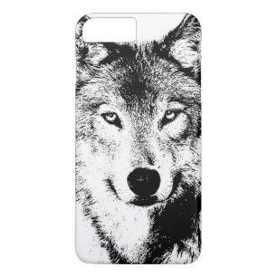 Oeuvre Wolf unique de qualité iPhone 7 Plus Coque
