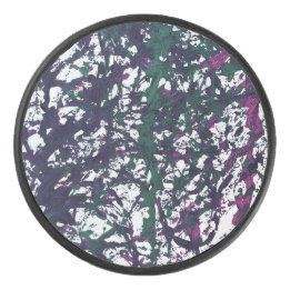 Œuvres d'art en marbre violet, vert, rose