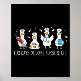 Of 100 Days Doing Nurse 100th Poster