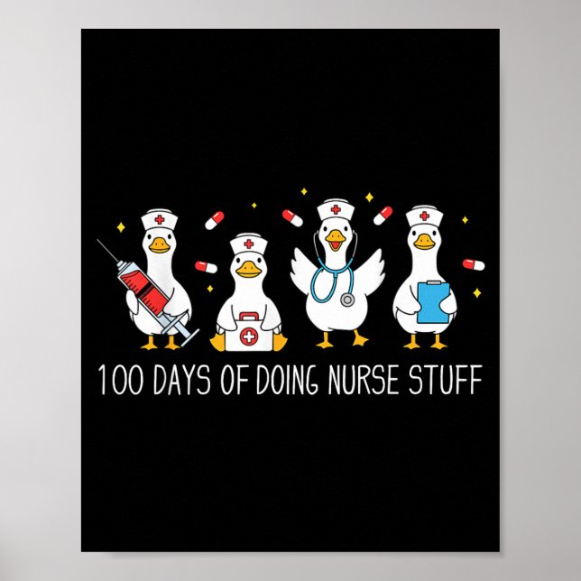 Of 100 Days Doing Nurse 100th Poster (Front)