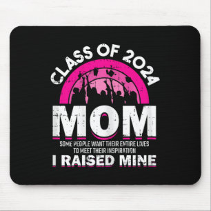 Of 2024 Mom Graduation Family Mama Graduate Women Mouse Pad