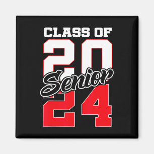 Of 2024 Senior 24 Shirt High School Graduation Gif Magnet