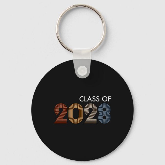 Of 2028 College University High School Future Grad Keychain (Front)