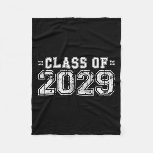 Of 2029 - Graduation Year Senior Gift Fleece Blanket