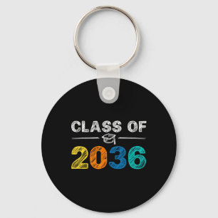 Of 2036 Grow With Me First Day Of School Graduatio Keychain