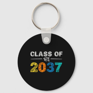 Of 2037 Grow With Me First Day Of School Graduatio Keychain