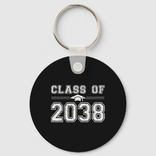 Of 2038 Grow With Me Graduate 2038 First Day Of Sc Keychain