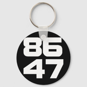 Of 86 47 Anti Trump Resist Project 2025 Keychain