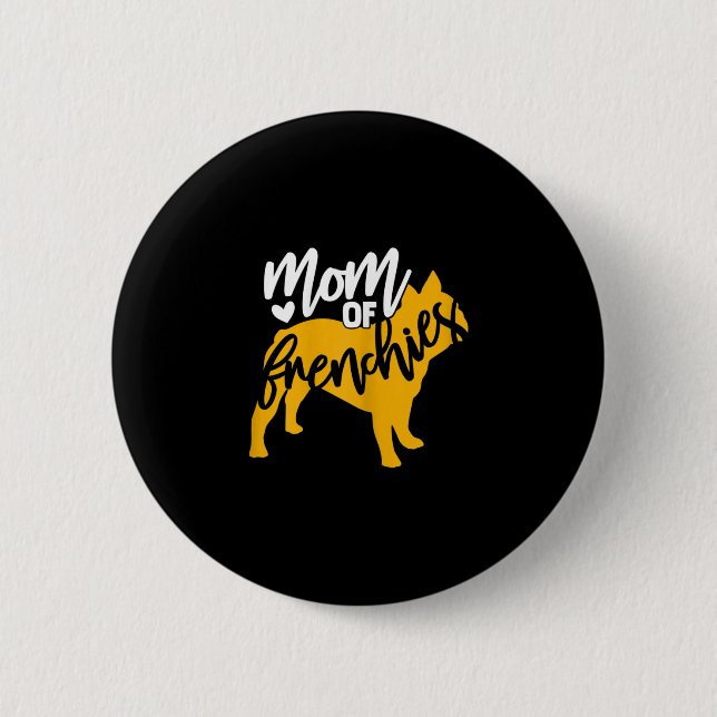 Of A French Bulldog 1  2 Inch Round Button (Front)