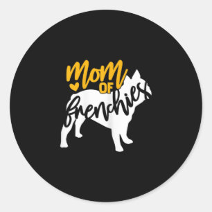 Of A French Bulldog  Classic Round Sticker