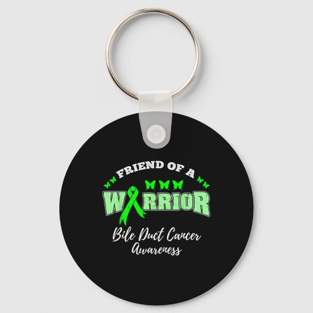 Of A Warrior Bile Duct Cancer Awareness  Keychain (Front)