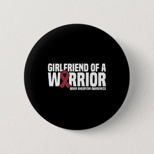 Of A Warrior Brain Aneurysm Awareness  2 Inch Round Button