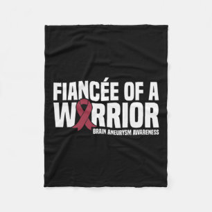 Of A Warrior Brain Aneurysm Awareness Fleece Blanket