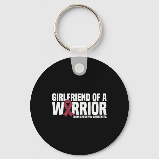 Of A Warrior Brain Aneurysm Awareness  Keychain (Front)