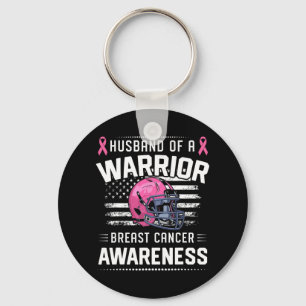 Of A Warrior Breast Cancer Awareness Football  Keychain