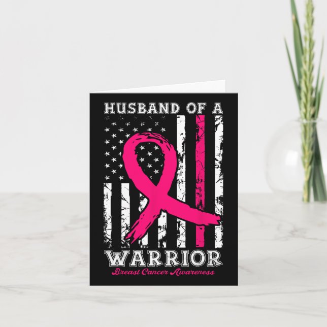 Of A Warrior Breast Cancer Awareness Support Squad Card (Front)