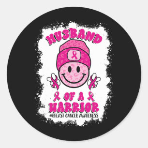 Of A Warrior Breast Cancer Awareness Support Squad Classic Round Sticker