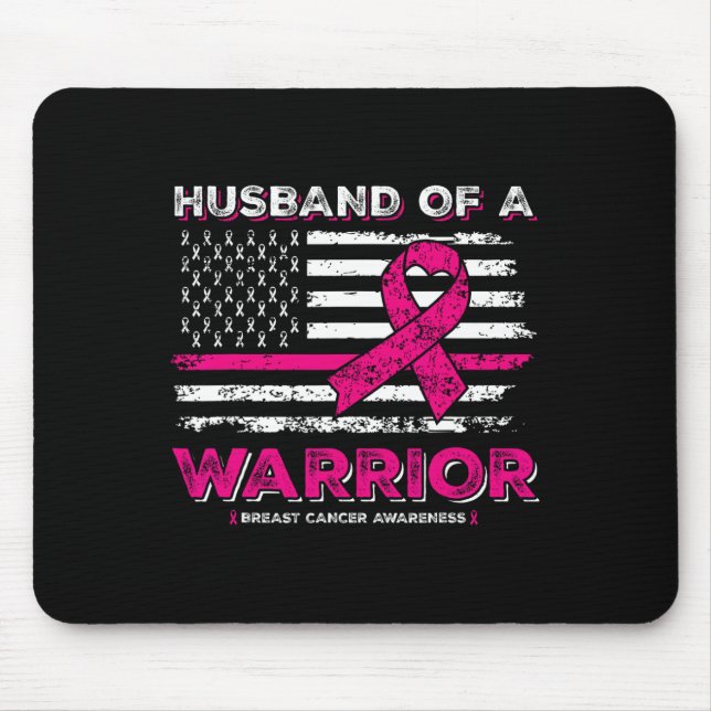 Of A Warrior Breast Cancer Awareness Support Squad Mouse Pad (Front)