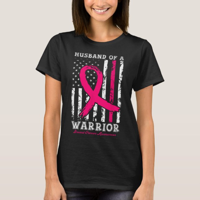 Of A Warrior Breast Cancer Awareness Support Squad T-Shirt (Front)