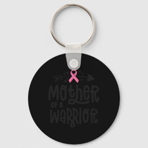 Of A Warrior Family Breast Cancer Pink Ribbon  Keychain