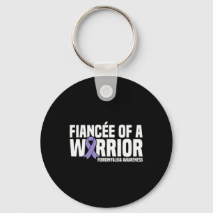 Of A Warrior Fibromyalgia Awareness Keychain