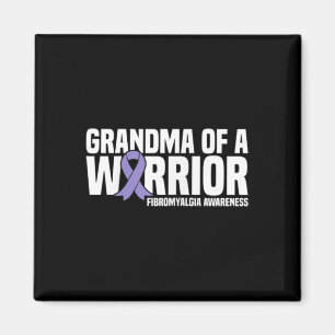 Of A Warrior Fibromyalgia Awareness  Magnet