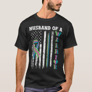 Of A Warrior Metastatic Breast Cancer Usa Flag  T-Shirt