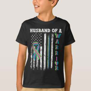 Of A Warrior Metastatic Breast Cancer Usa Flag T-Shirt