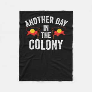 Of Another Day In The Colony - Australian Fleece Blanket