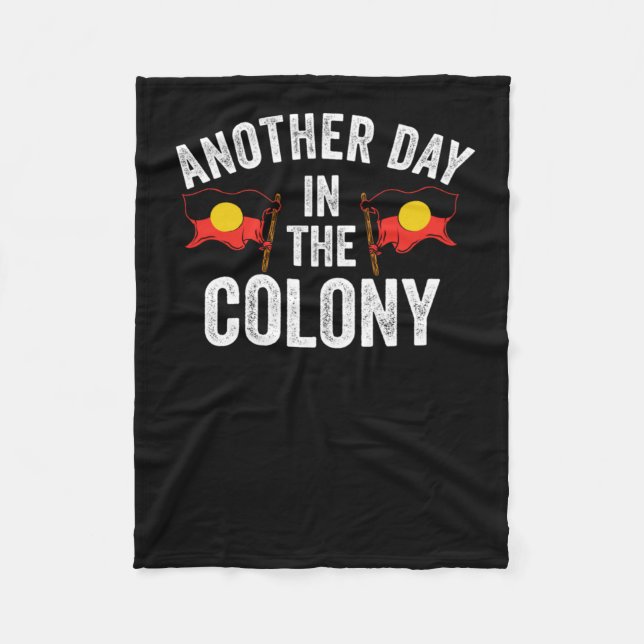 Of Another Day In The Colony - Australian Fleece Blanket (Front)