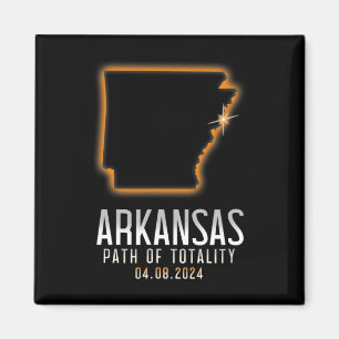 Of Arkansas Path Of Totality 4.8.24 Total Solar Ec Magnet