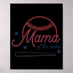 Of Barry Mama Rookie Baseball Birthday Poster