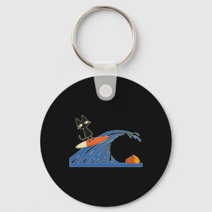 Of Blue Cats Blue Cats Wave For Kamala Cats Funny Keychain
