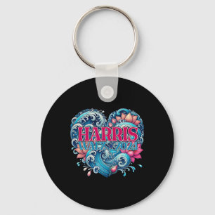 Of Blue Lotus For Kamala Harris 2024 Wheimer 2024 Keychain
