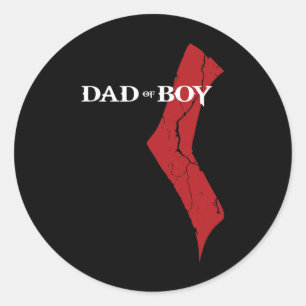Of Boy - Dad Video Game Father's Day Edition Classic Round Sticker