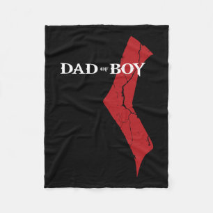 Of Boy - Dad Video Game Father's Day Edition Fleece Blanket