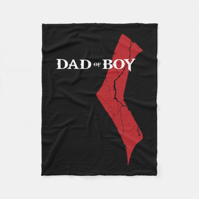 Of Boy - Dad Video Game Father's Day Edition  Fleece Blanket (Front)