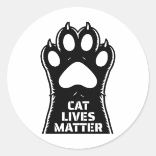 Of Cat Lives Sticker 