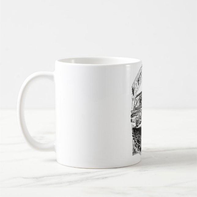 Of Corpse I'm Ready — Hearse Coffee Mug (Left)