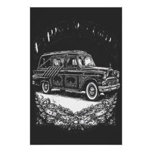 Of Corpse I'm Ready — Hearse Poster