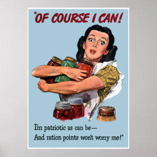 Of Course I Can! -- Border Poster