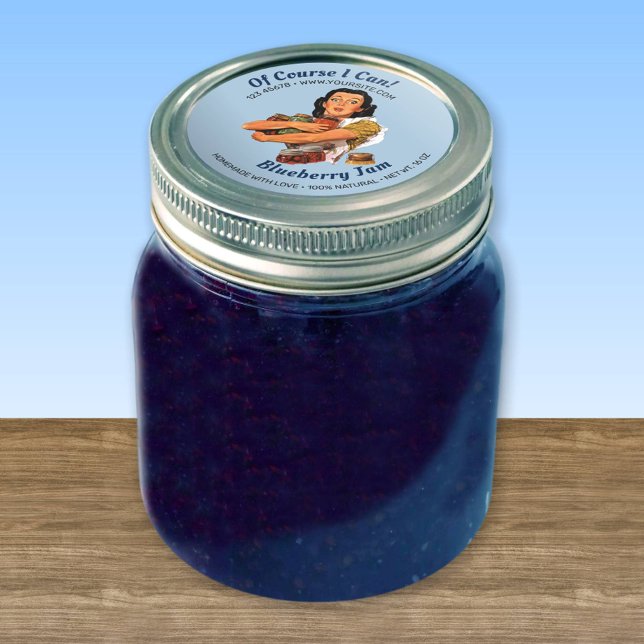 Of Course I Can Jar Lid Label (Creator Uploaded)