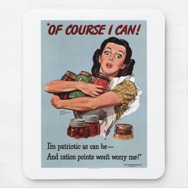 "Of Course I Can!" Mouse Pad (Front)