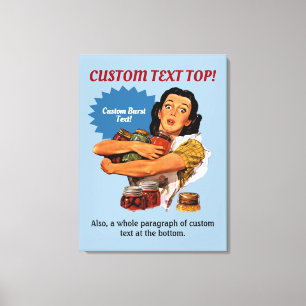 Of Course I Can Stretched Canvas Print