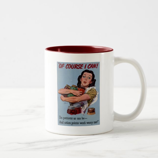 Of Course I Can! Two-Tone Coffee Mug (Right)