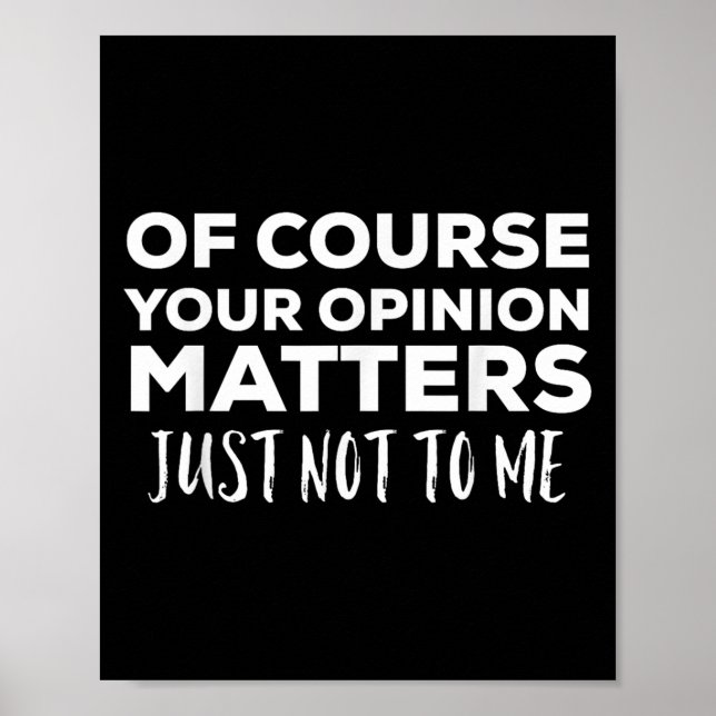 Of Course Your Onion S Just Not To Me  Poster (Front)