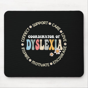 Of Dyslexia Squad Awareness Month Teacher Mouse Pad